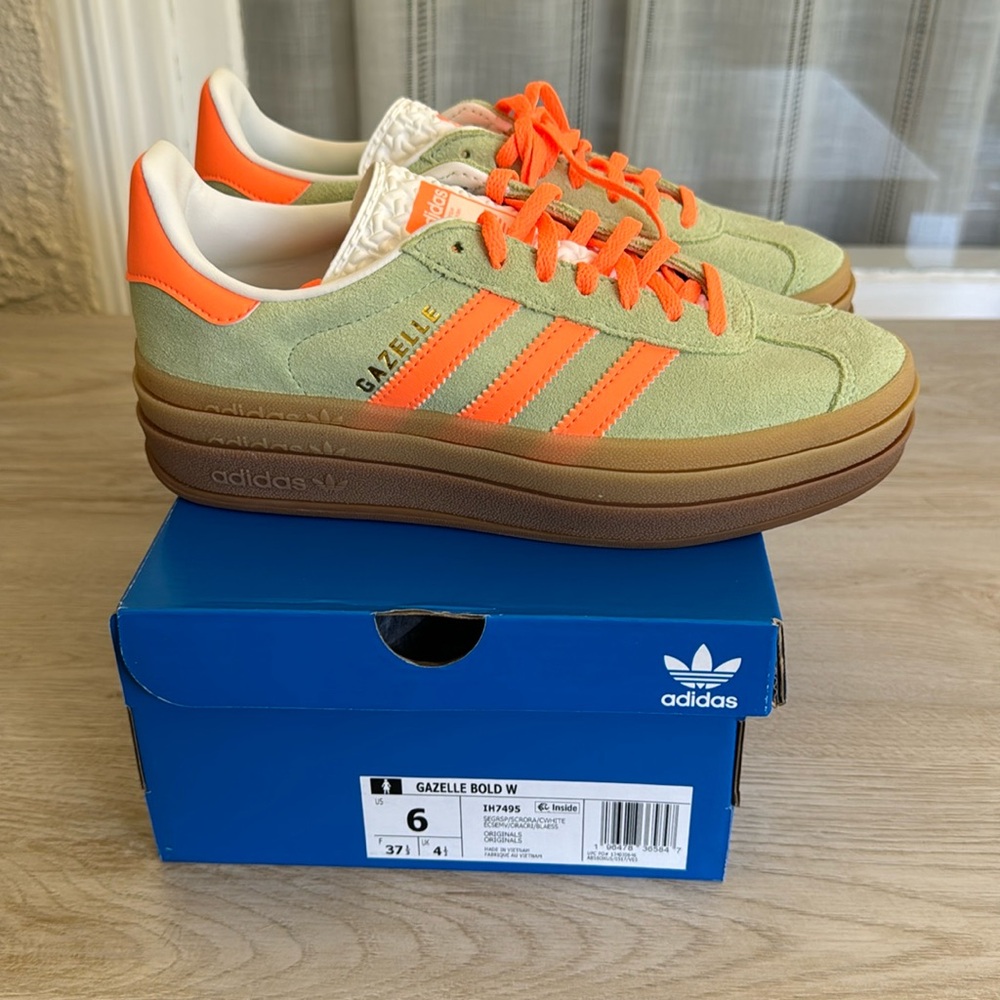 Gazelle Bold - Mint & Orange